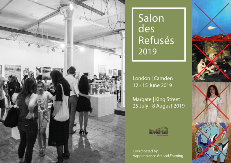 Salon des Refuses 2019 by Happenstance Art and Framing, London June 2019